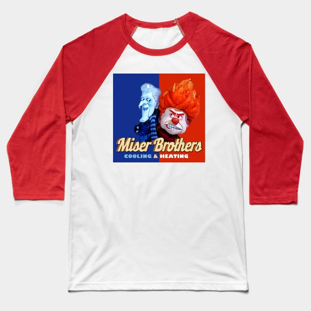 Heat Miser Brothers Baseball T-Shirt by 6ifari